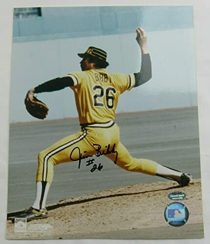 Jim Bibby Aláírt Automatikus Aláírást 8x10 Fotó II - Dedikált MLB Fotók