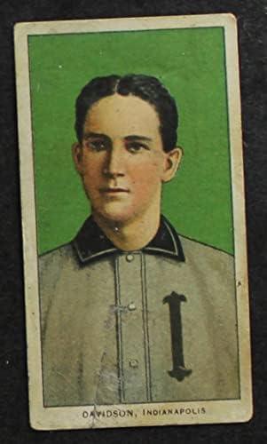 1909 T206 Paul Davidson Amerikai Egyesület - Indianapolis (Baseball Kártya) JÓ American Association - Indianapolis