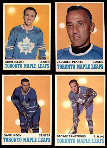 1970-71 O-Pee-Chee Toronto Maple Leafs Közelében Csapat készen áll Toronto Maple Leafs (Set) EX/MT Maple Leafs