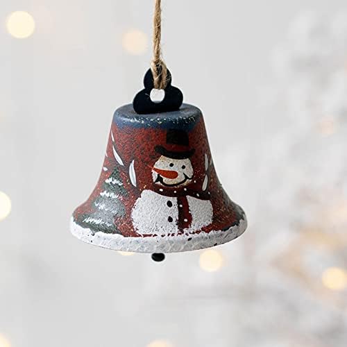 Aranyos Kocsi, A Dolgok Karácsonyi Vas Bell Medál Régi Hóember Bell Dekoráció, Karácsonyfa Bell Karácsonyi Dekoráció, Karácsonyi