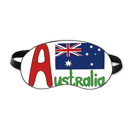 Ausztrália Nemzeti Zászló Piros-Kék Mintás Aludni Szem Pajzs Puha Este Kendőt Árnyékba Borító
