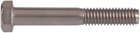 A Hillman Csoport 4180 Hex Kap Csavar A2 Rozsdamentes Acél Metrikus M10-1,50 X 25mm (5 Csomag)