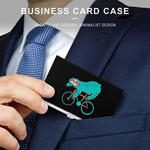 Kék Lajhár, biciklizik, névjegykártya Esetekben Aranyos Kártya Tartóját ID Hitel Tárca Fuvarozó
