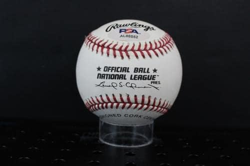 Vince Coleman Aláírt (ROY) Baseball Autogramot Auto PSA/DNS AL88552 - Dedikált Baseball