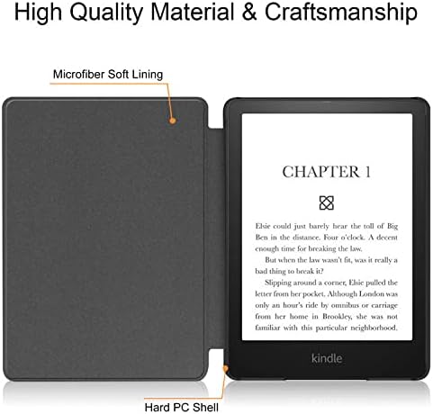 Minden esetben Új Kindle 10 Generáció 2019 Megjelent - Nem Illik Kindle Paperwhite vagy Kindle Oázis，Prémium PU Bőr Smart