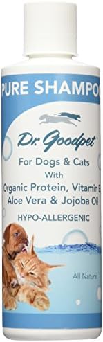 Dr. Goodpet Tiszta Sampon Természetes Hypo-allergén Összetevők: Jojoba, Aloe -, Kókusz -, illetve E-Vitamin - 8 oz.