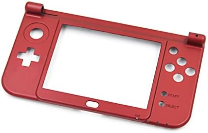 New3DSXL Shell C Előlap Fém Piros Csere Eredeti, a Nintendo New3DS Új 3DS XL LL Kézi játékkonzol, Középső Ház Ügyben Alsó