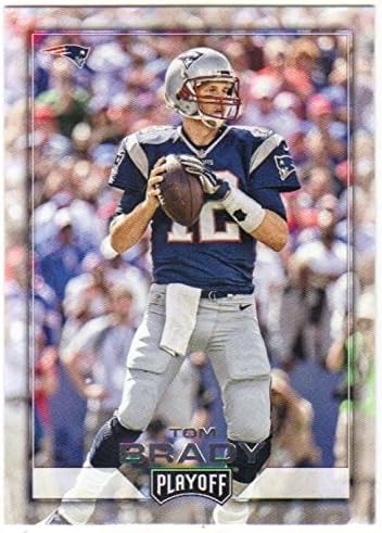 Panini Rájátszás 109 Tom Brady, a New England Patriots az NFL Labdarúgó-Trading Card