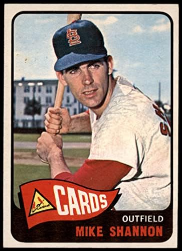 1965 Topps 43 Mike Shannon St. Louis Cardinals (Baseball Kártya) EX Bíborosok