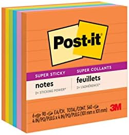 Post-it Super Sticky Újrahasznosított Megjegyzi, 3x3-ben, 24 Párna, 2x a Ragasztás Hatalom, Oázis Gyűjtemény, 30% - ban Újrahasznosított